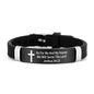 Cross Design Inspirational Quote Bracelets ID Wristband Silicone Material Christian Bracelet Bible Verse