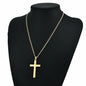 New Religion Christian Simple Necklace for Women Men Virgin Mary Jesus Cross Pendant Chains Fashion Jewelry
