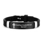 Cross Design Inspirational Quote Bracelets ID Wristband Silicone Material Christian Bracelet Bible Verse